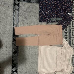 Carter's Pink and Navy Floral Kids Matching Set